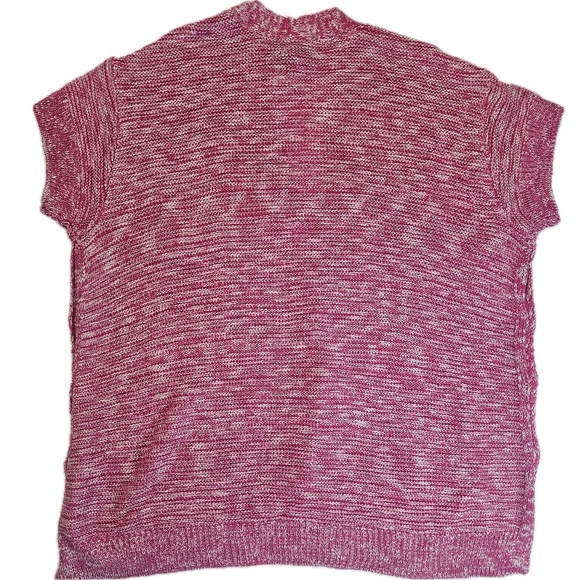 Lane Bryant Sweater Womens 10/12 Pink Tight Knit‎ Stylish Cozy Casual Cardigan - Picture 9 of 9